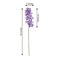 Graceful Silk Orchid Flower Stems: Set of 2, 40-Inch Artificial Centerpieces